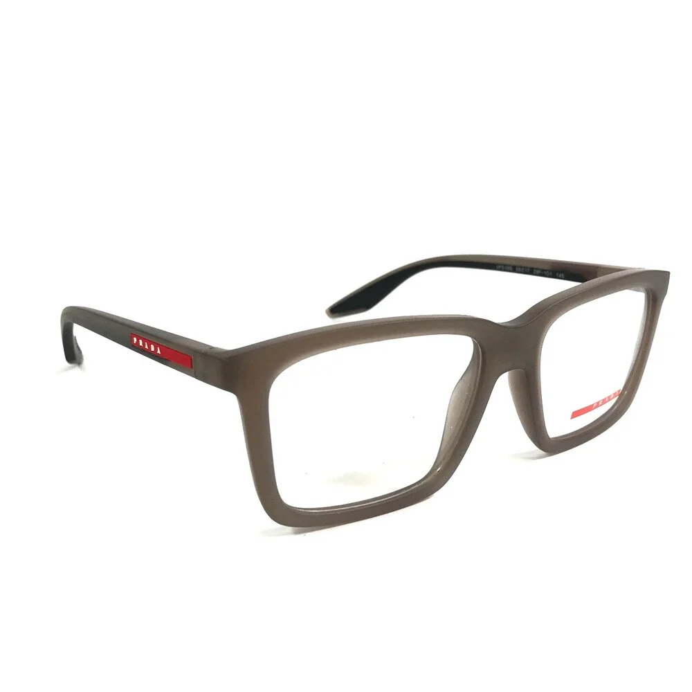 Prada Linea Rossa Eyeglasses Frames VPS03S 29F-1O1 Frosted Brown 53-17-145